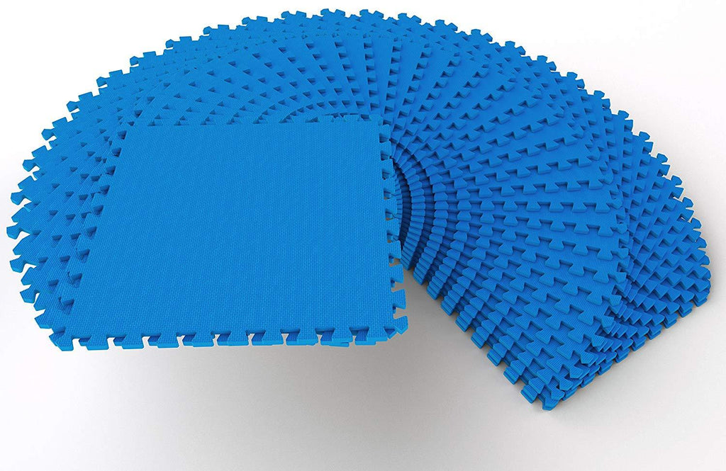 1/2 Inch SUPER EXTRA Thick EVA Foam Mat with Interlocking Tiles 144 Sq